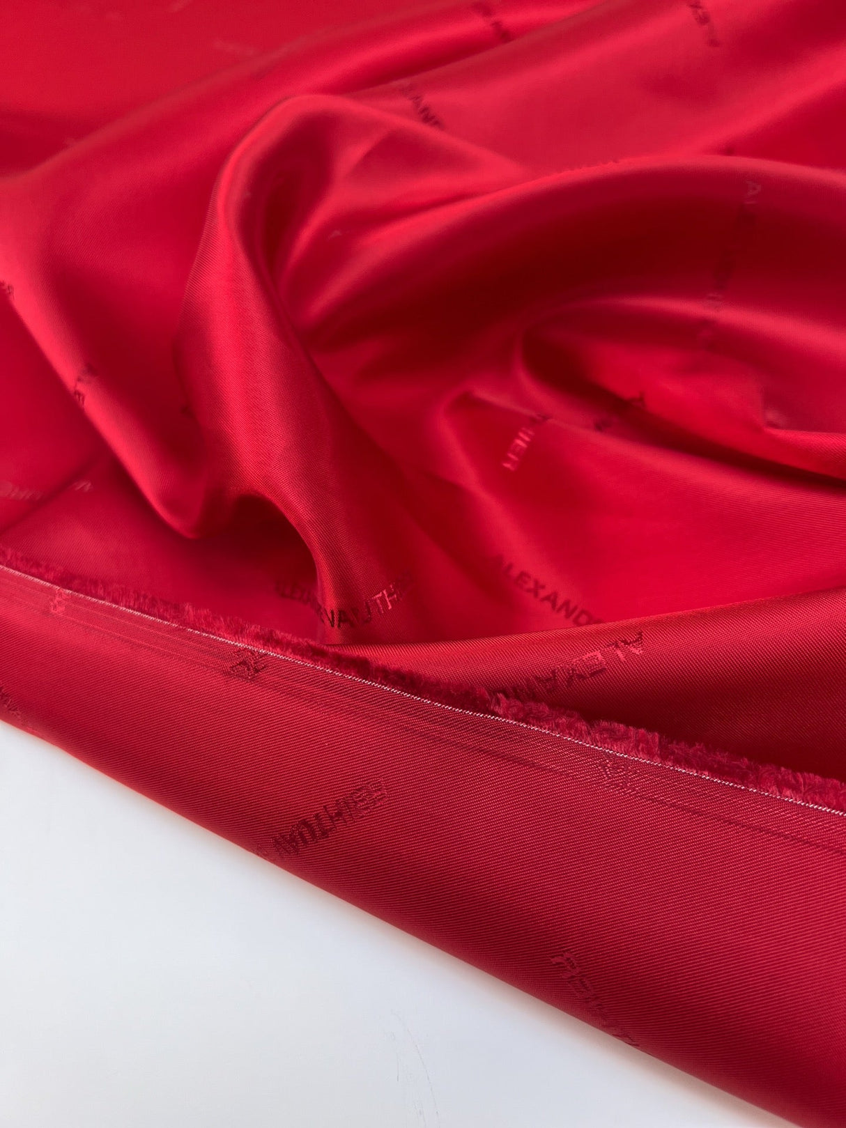 Stretch Viscose Lining Red Shade