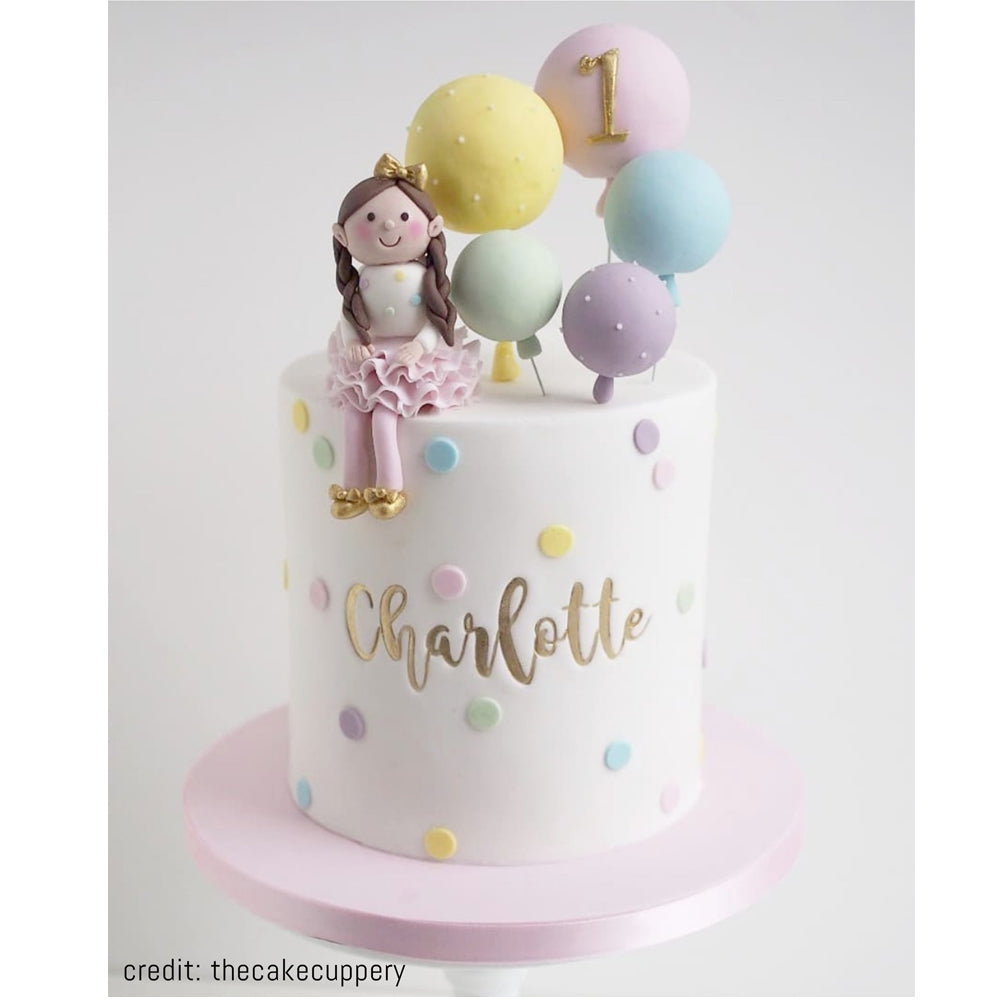 Sweet Stamp Set of Elegant Upper & Lower Case Letters