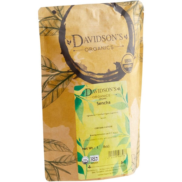Davidson's Organic Sencha Loose Leaf Tea 1 lb.