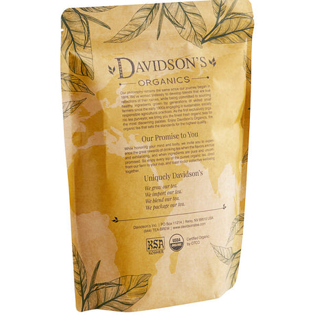 Davidson's Organic Tulsi Hibiscus Flower Herbal Loose Leaf Tea 1 lb.