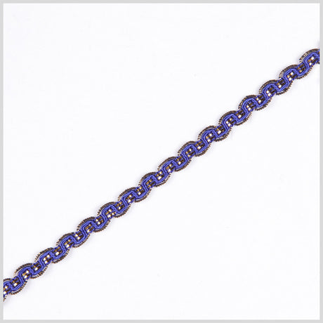 Royal/Gold Metallic Braid