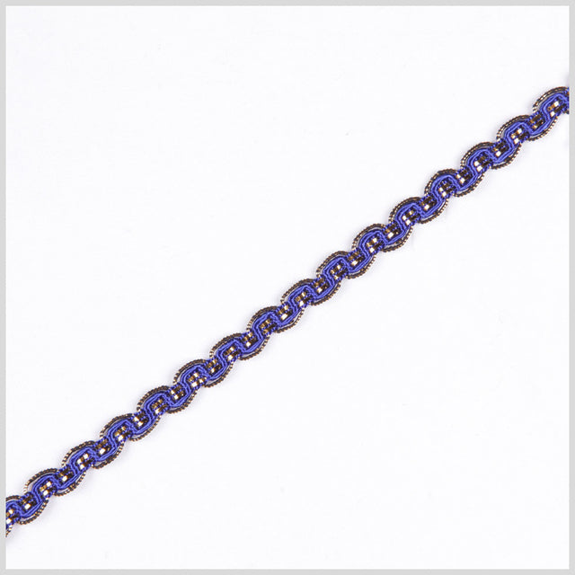 Royal/Gold Metallic Braid