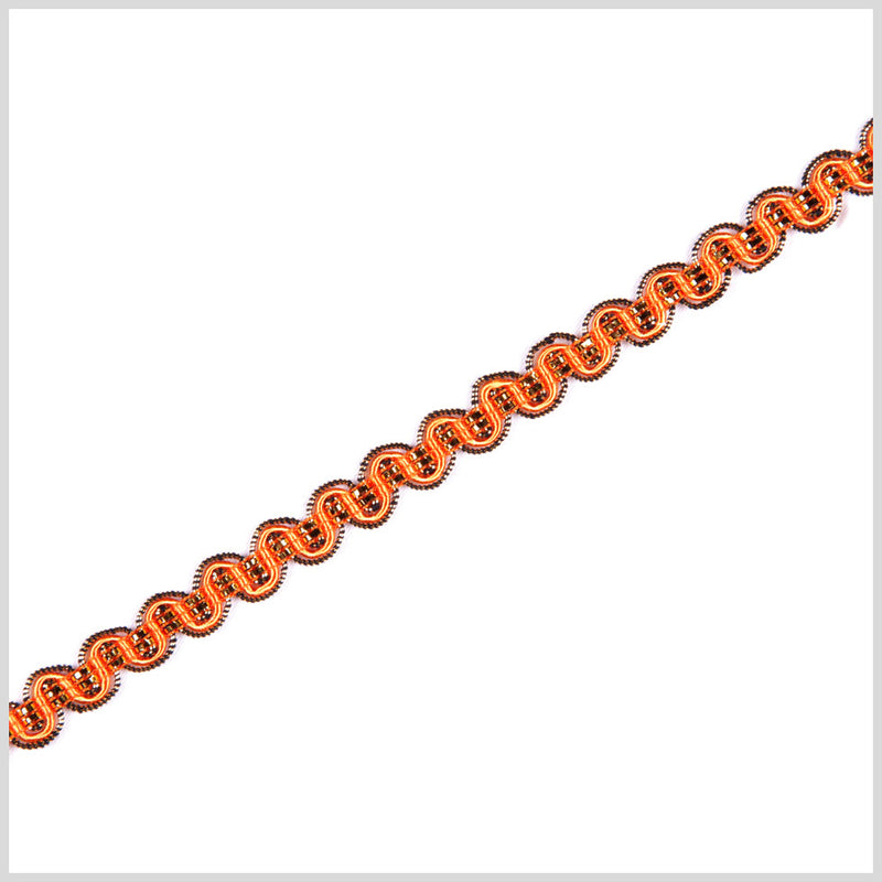 Orange/Gold Metallic Braid