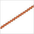 Orange/Gold Metallic Braid