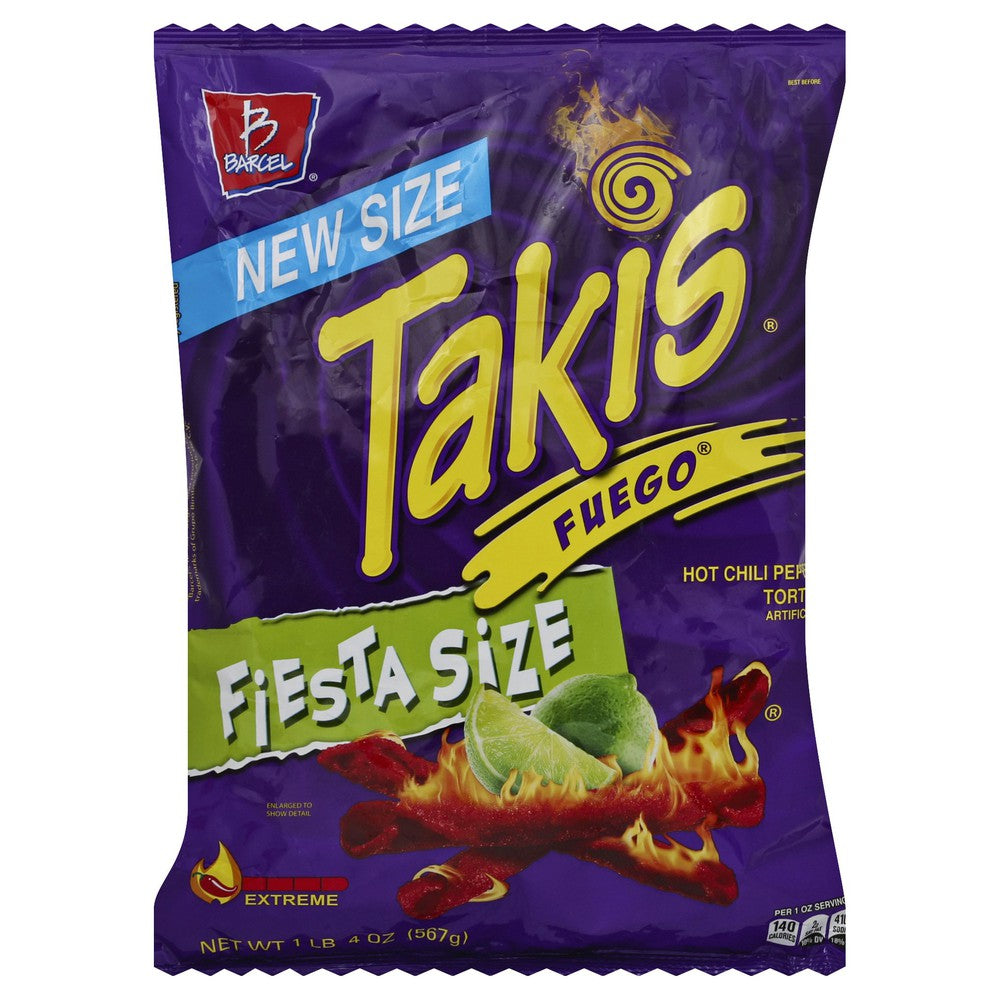 Takis Fuego Hot Chili Pepper & Lime Chips