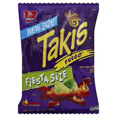 Takis Fuego Hot Chili Pepper & Lime Chips