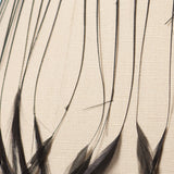 4.5" Black Feather Fringe