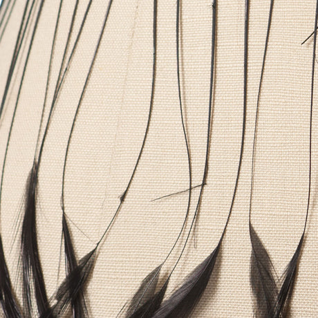 4.5" Black Feather Fringe