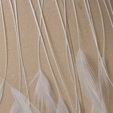 4.5" White Feather Fringe