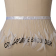 4.5" White Feather Fringe