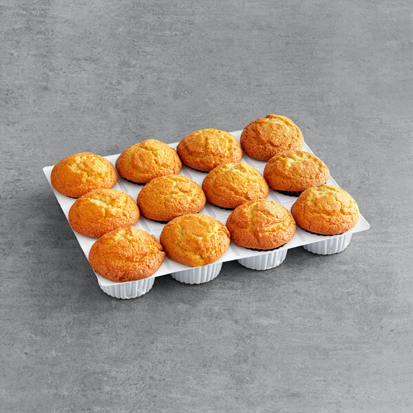 David's Cookies Corn Muffin 6 oz. - 12/Case