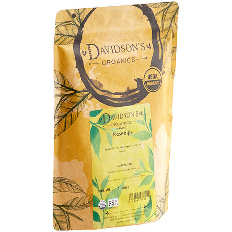 Davidson's Organic Rosehips Herbal Loose Leaf Tea 1 lb.