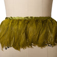 Olive Feather Fringe 3"-5"