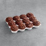David's Cookies Double Chocolate Chip Muffin 6 oz. - 12/Case