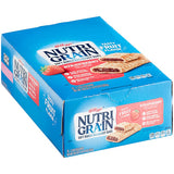 Kellogg's Nutri Grain 1.3 oz. Strawberry Cereal Bar 16 Count Box - 3/Case