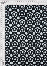 Double Knit Jacquard Floral Fabric