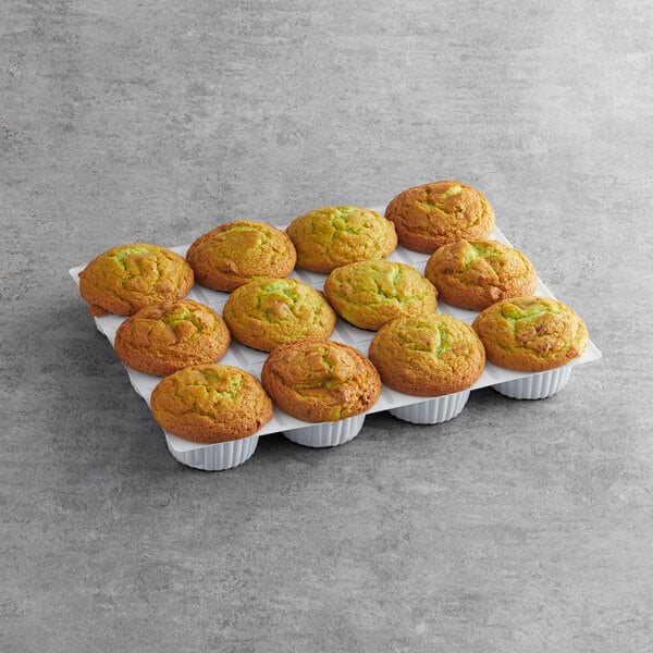 David's Cookies Pistachio Muffin 6 oz. - 12/Case