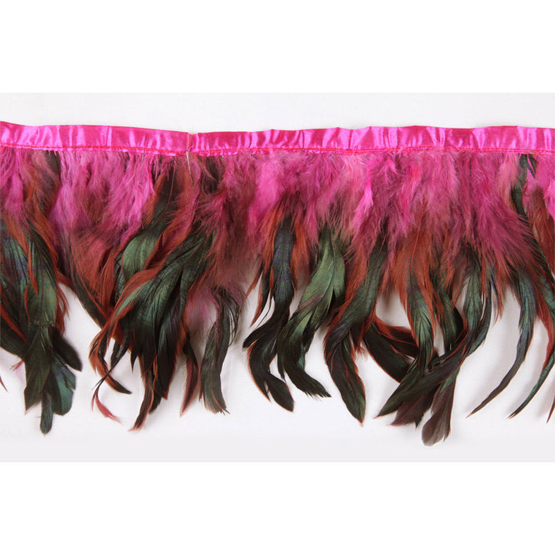 Hot Pink Feather Fringe