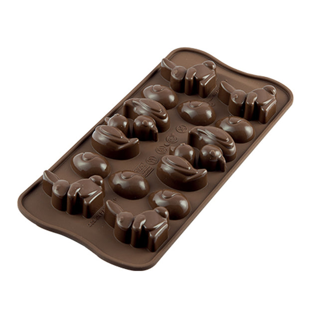 Silikomart Silicone Chocolate Mold, Easter Shapes