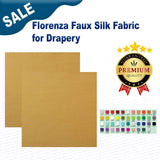 1 Yard Florenza Faux Silk Fabric for Drapery