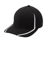 Sport-Tek® Flexfit® Performance Colorblock Cap Structured Mid Profile Moisture Wicking Stretch Fit