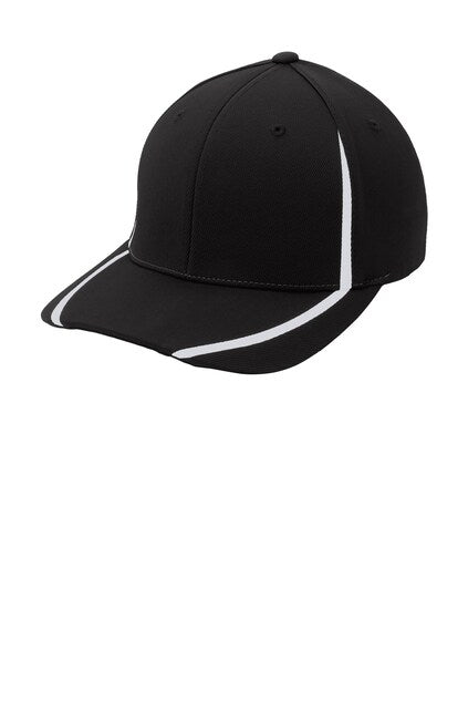 Sport-Tek® Flexfit® Performance Colorblock Cap Structured Mid Profile Moisture Wicking Stretch Fit