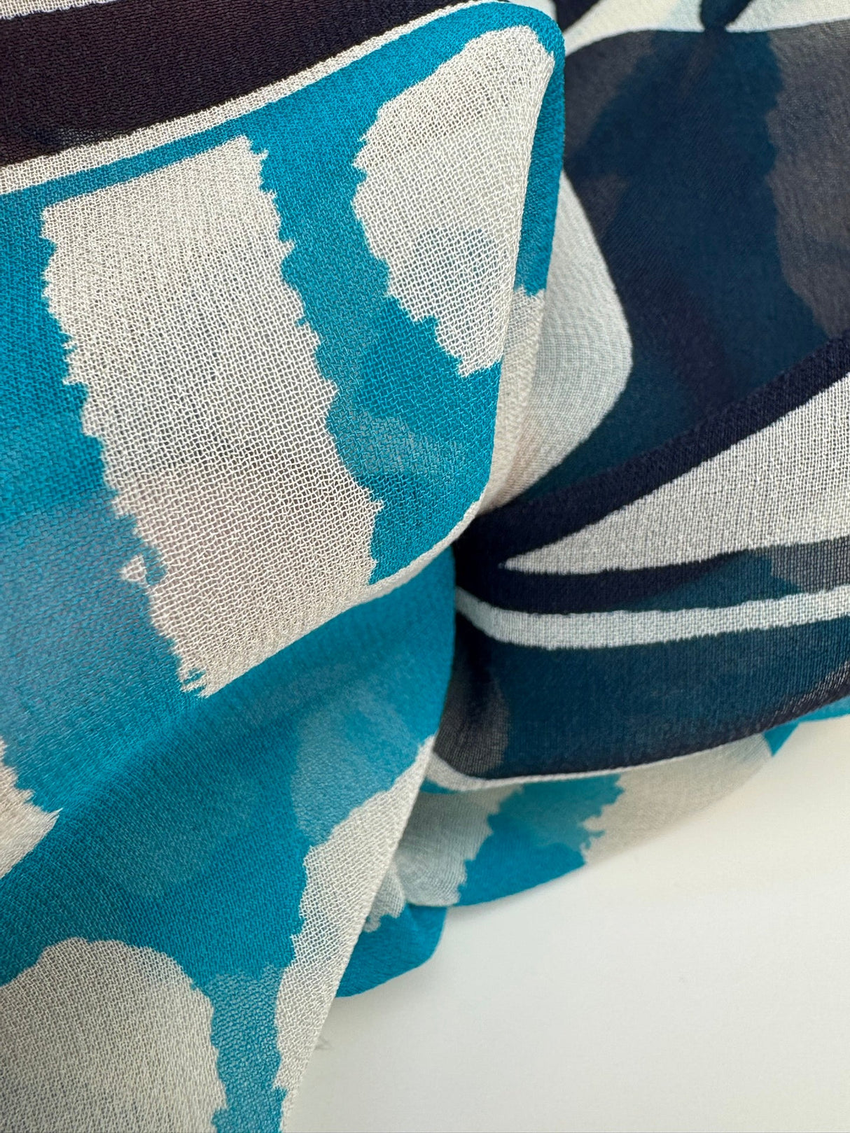 Silk Chiffon Multicolour Printed