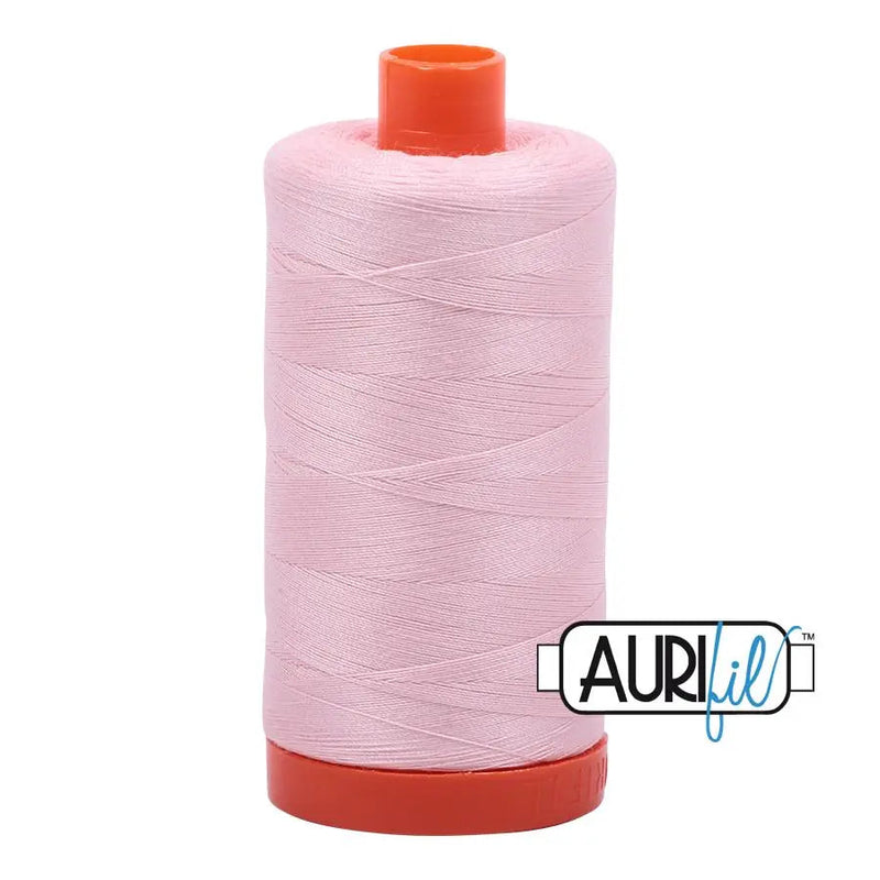 Cotton Thread Pale Pink Aurifil 50wt Large Spool