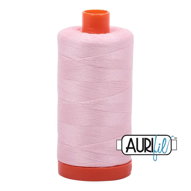 Cotton Thread Pale Pink Aurifil 50wt Large Spool