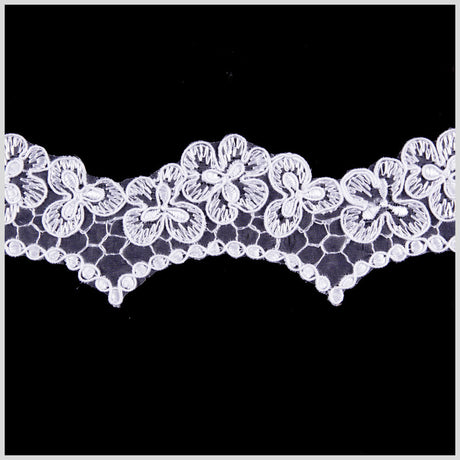 White Corded Lace - 2"