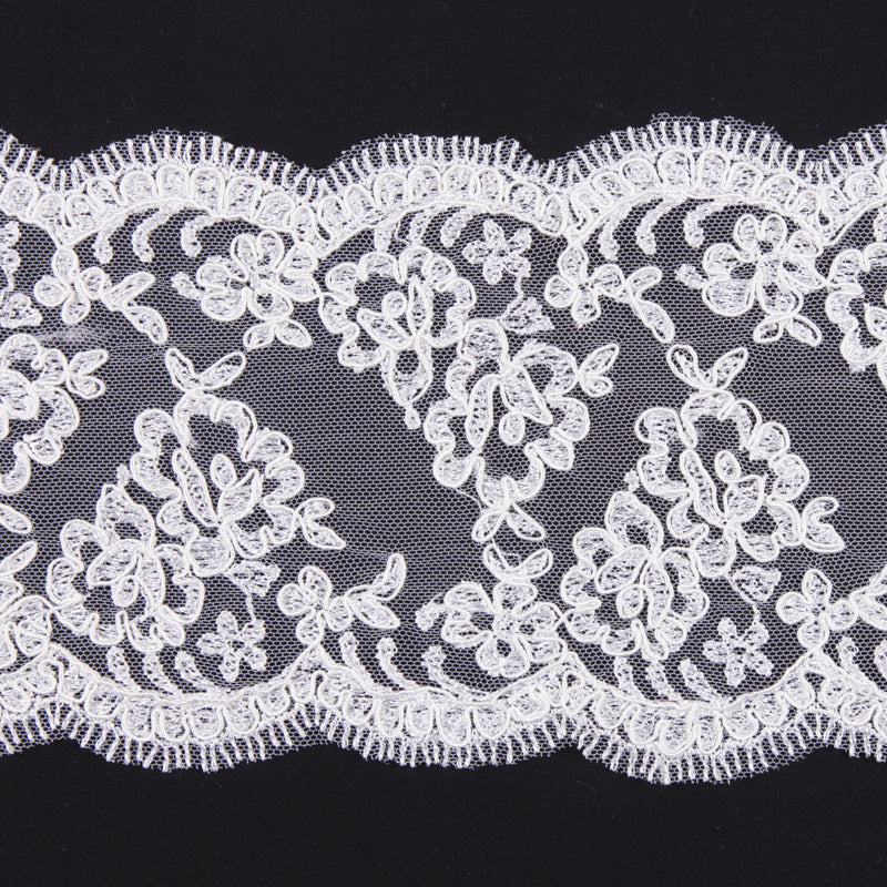 Ivory Corded Lace - 4.5"