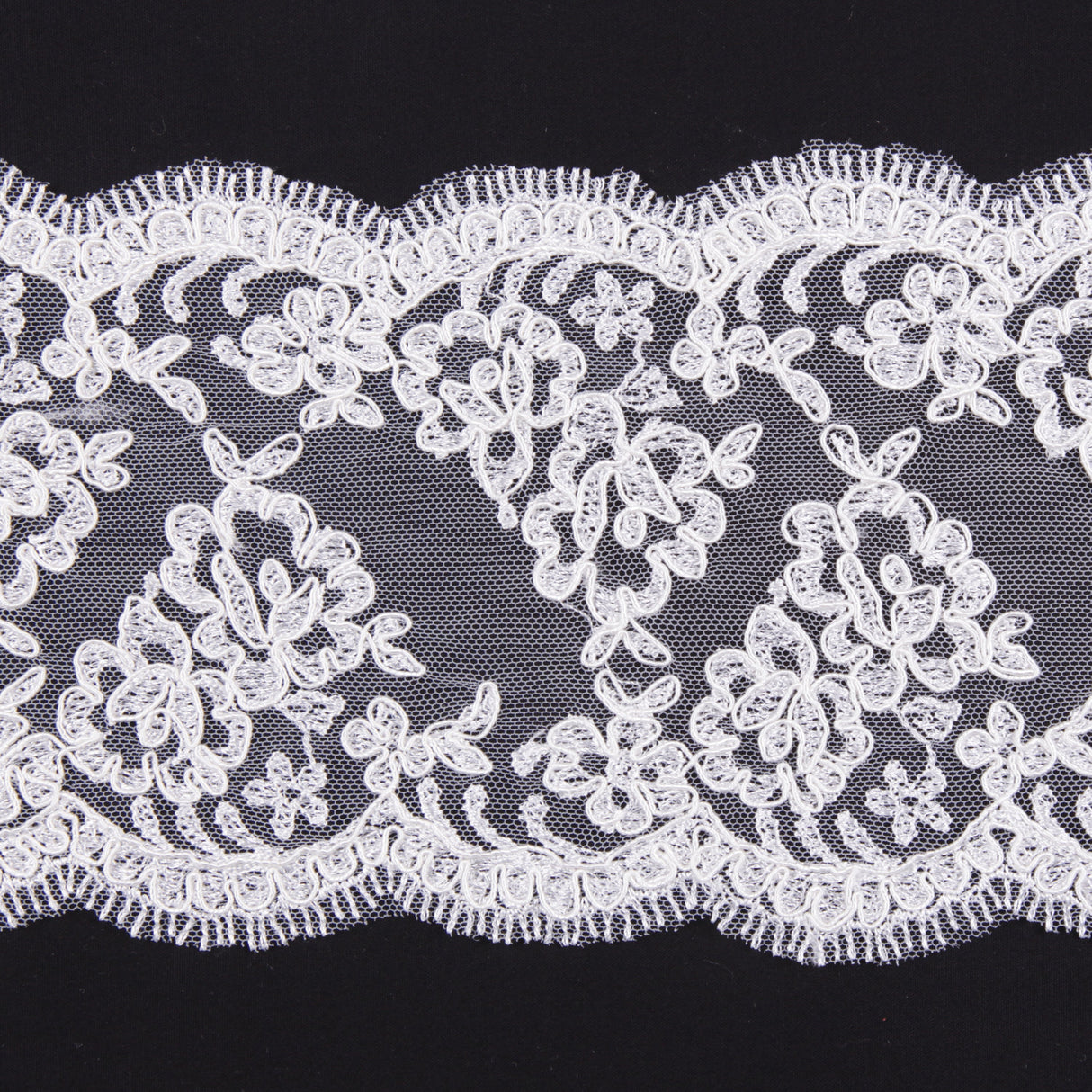 Ivory Corded Lace - 4.5"