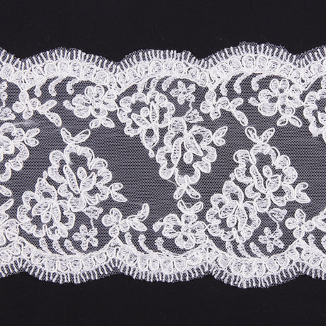 Ivory Corded Lace - 4.5"