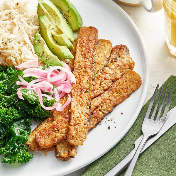 Lightlife Smoky Tempeh Strips 1.5 lb. - 4/Case