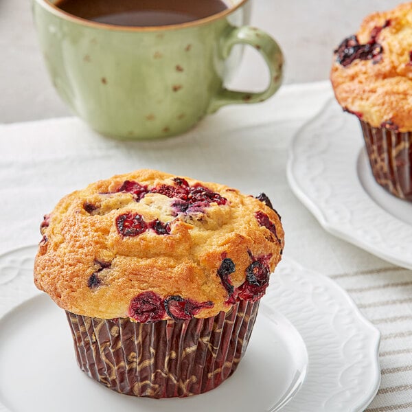 David's Cookies Mountain Berry Muffin 6 oz. - 12/Case