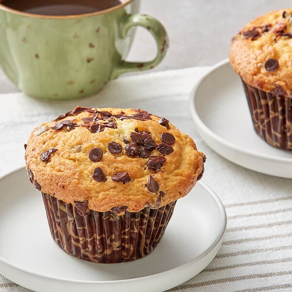 David's Cookies Chocolate Chip Muffin 6 oz. - 12/Case