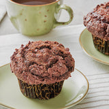 David's Cookies Double Chocolate Chip Muffin 6 oz. - 12/Case