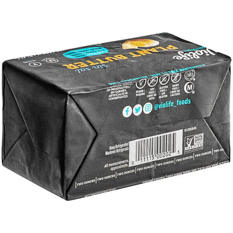 Violife Plant-Based Vegan Unsalted Butter Brick 1 lb. - 36/Case