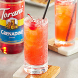 Torani Grenadine Flavoring Syrup 750 mL Glass Bottle