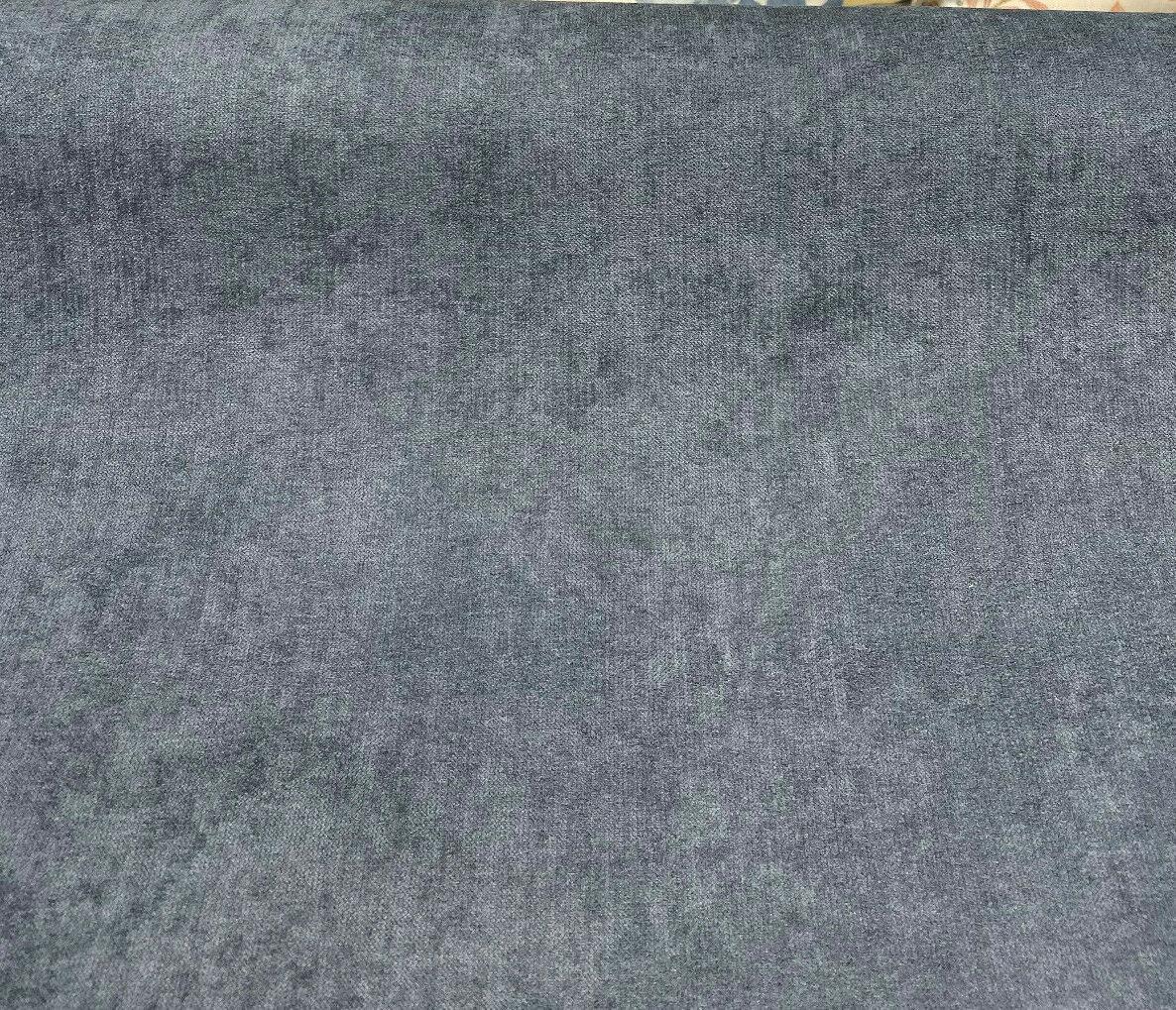 Fabricut Sensation Slate Polyester Chenille Upholstery Fabric - Slate, Very Heavyweight, 54" Width (1 Yard)
