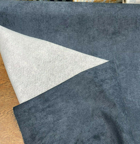 Fabricut Sensation Slate Polyester Chenille Upholstery Fabric - Slate, Very Heavyweight, 54" Width (1 Yard)