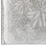Quarter Sheet Silver Cake Board 13 3/4" x 9 3/4" Fold-Under 1/4" Thick