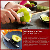 Saken 3.5 Inch High Carbon German Steel Paring Knife