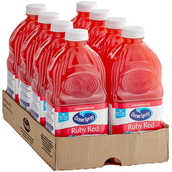 Ocean Spray 60 fl. oz. Ruby Red Grapefruit Juice - 8/Case