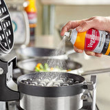 Vegalene 14 oz. Waffle-Off Grid Iron Release Spray - 6/Case