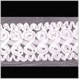 4.5" White Floral Lace