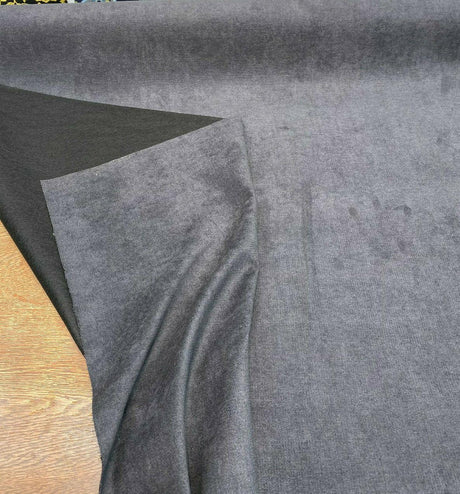 Fabricut Sensation Graphite Chenille Upholstery Fabric - Graphite, Very Heavyweight, 54" Width (1 Yard)