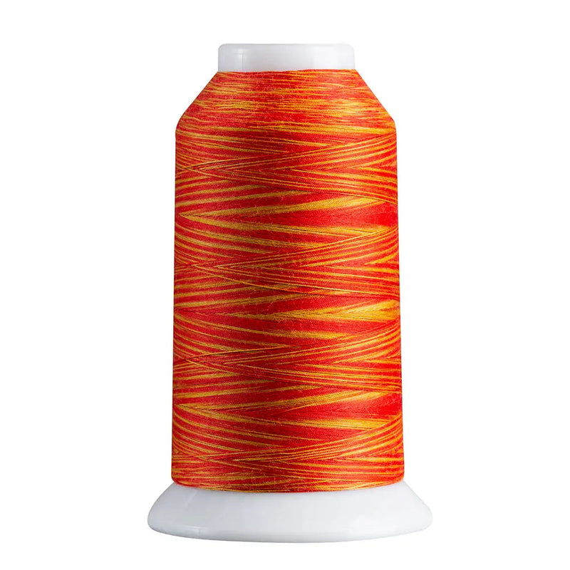 Variegated Polyester Thread Red/Gold 40 wt
