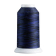 Polyester Thread Purple/Black Variegated 40 wt