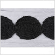 3" Black Floral Lace